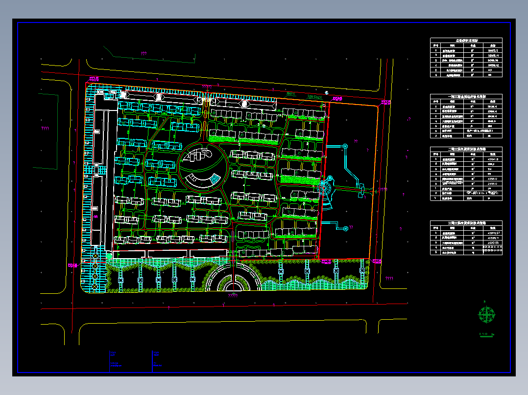 小区住宅施工图纸