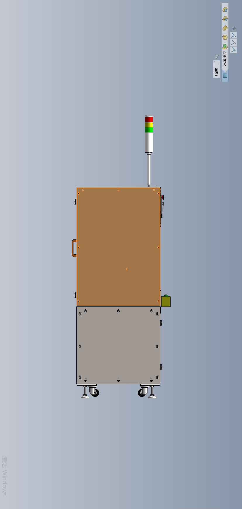 塑封电机端盖铆压后涂胶机sw18可编辑