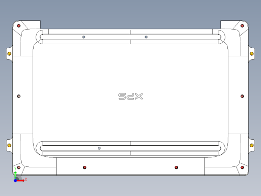 笔记本D壳4.5轴钻斜孔带程序模型前视缩略图