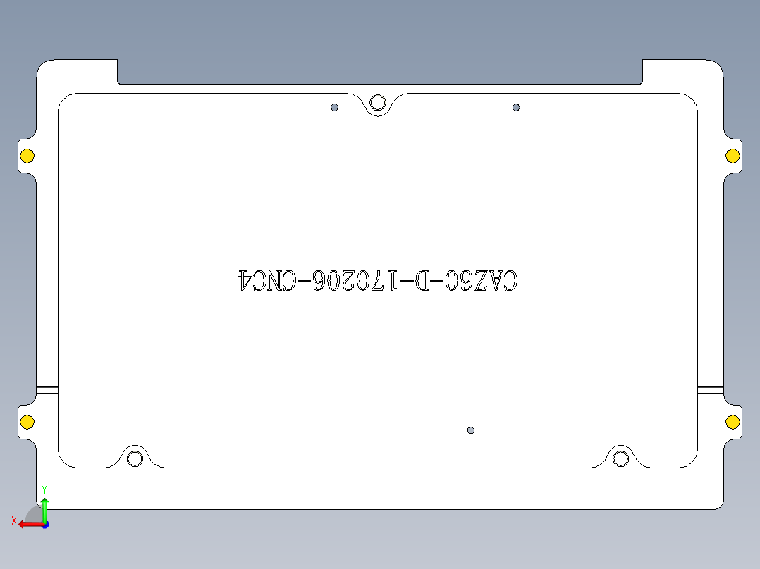 笔记本D壳4.5轴钻斜孔带程序模型后视图