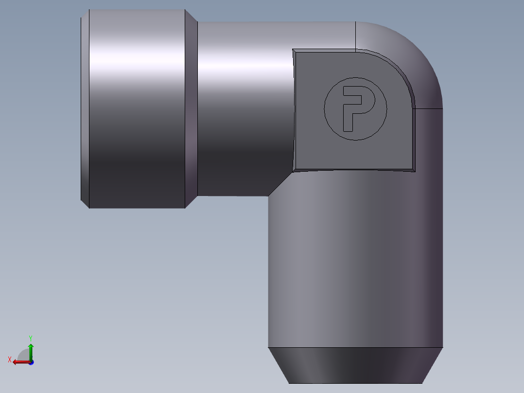 90度焊接接头、1DW9-24-16后视图