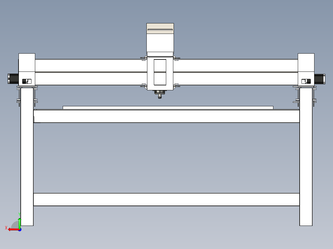 B2004786-数控等离子切割机后视图