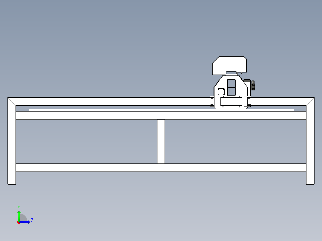B2004786-数控等离子切割机左视图