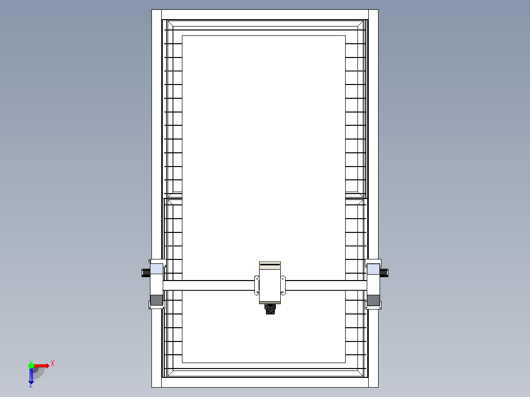 B2004786-数控等离子切割机俯视图