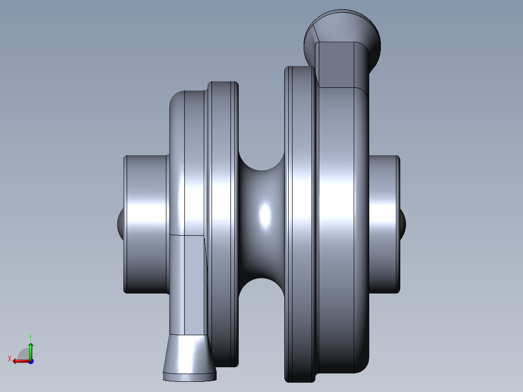 增压器(3)后视图