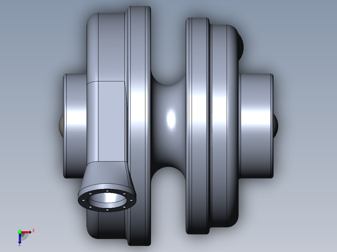 增压器(3)俯视图