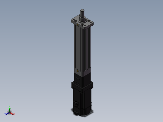 电缸LOE50-150-D-FA-M750W正等轴测缩略图