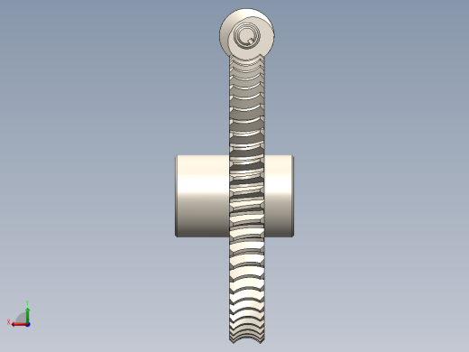 蜗轮蜗杆后视缩略图