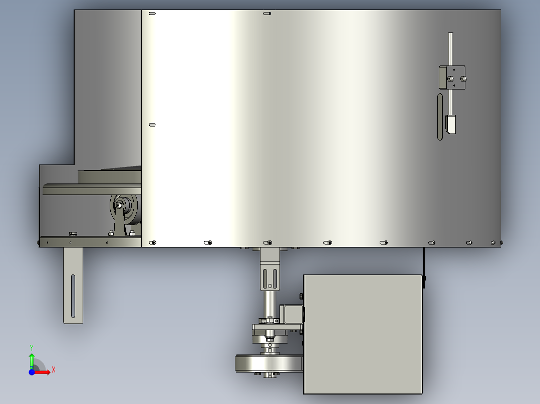 LP-200B-05-00转盘结构前视图