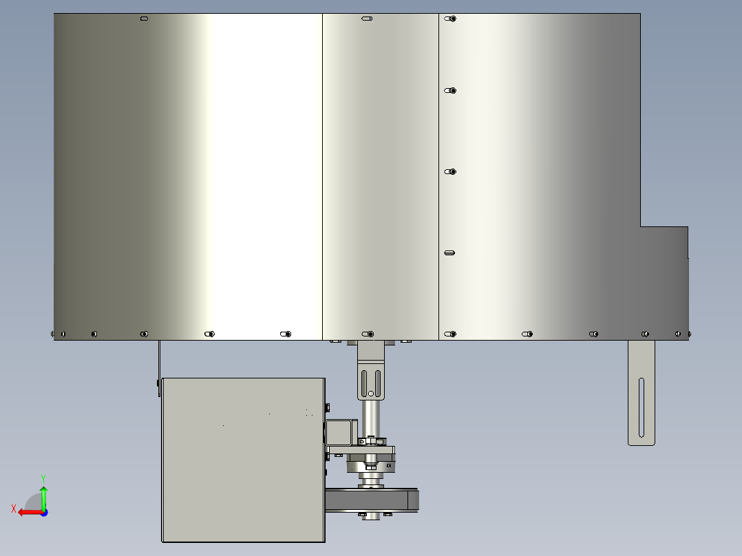 LP-200B-05-00转盘结构后视图