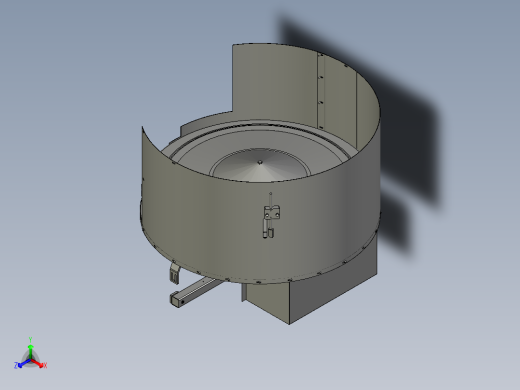 LP-200B-05-00转盘结构正等轴测缩略图