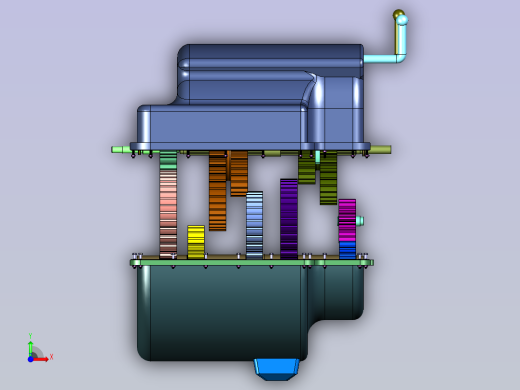 螺杆式水力机械前视缩略图
