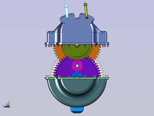螺杆式水力机械右视缩略图