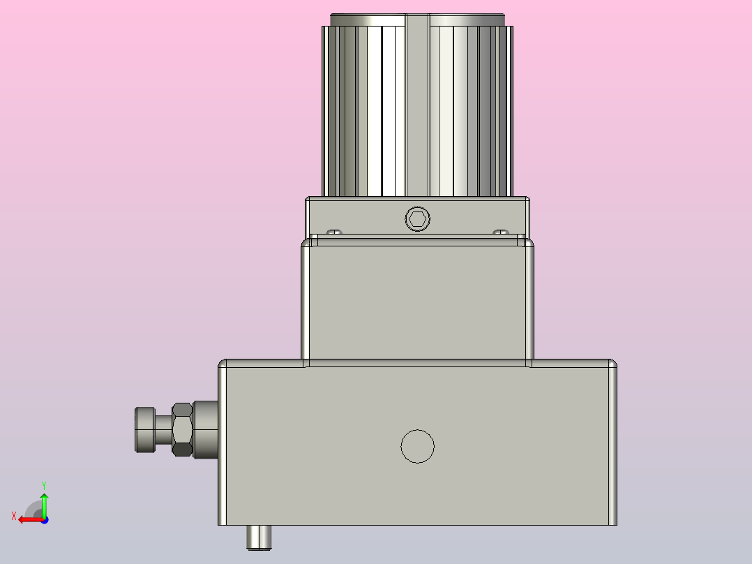 流量控制阀(调速阀、单向调速阀02，03)[FG(FCG)-02-30-N-30]后视图