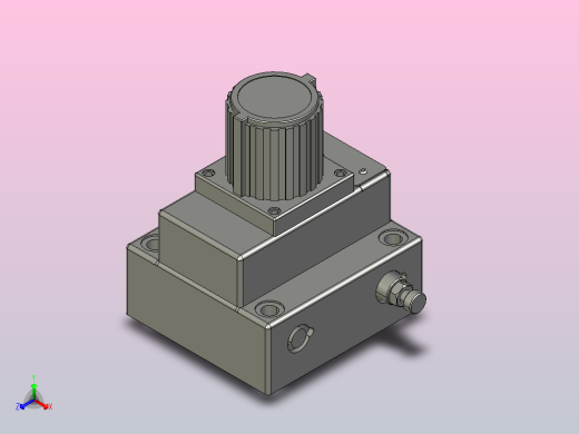 流量控制阀(调速阀、单向调速阀02，03)[FG(FCG)-02-30-N-30]正等轴测缩略图