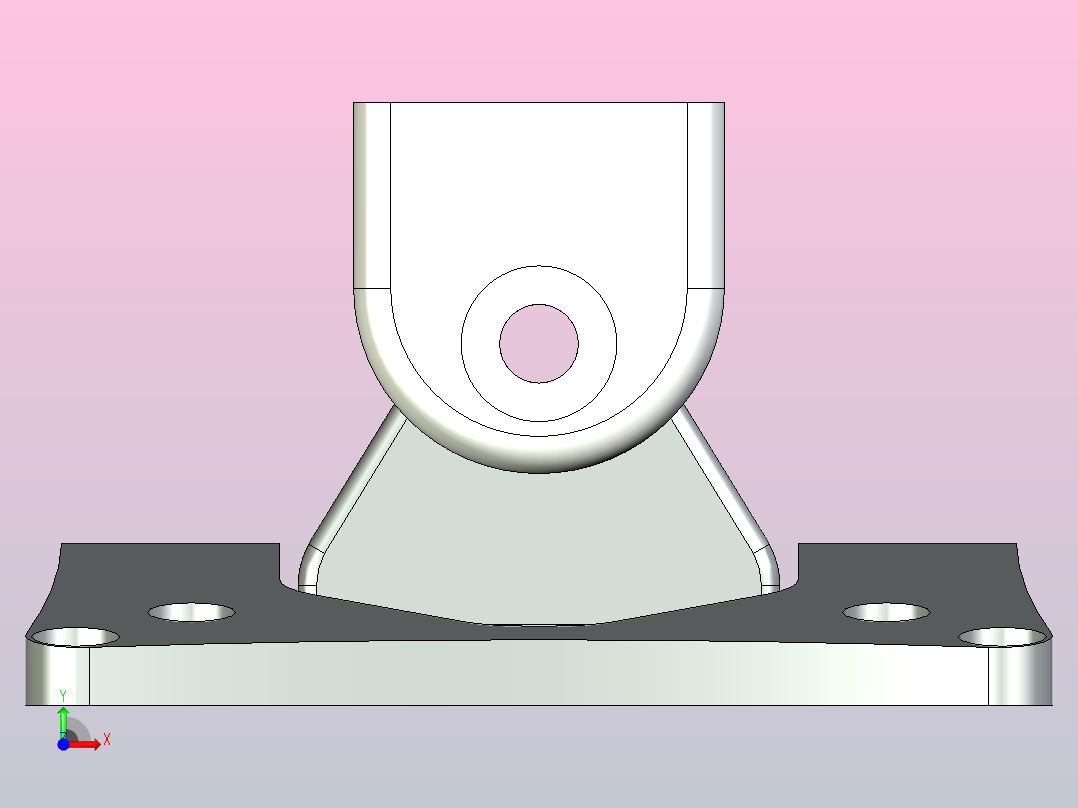 显示器安装接头8系列VESA75-100_显示器安装接头8系列VESA75-100前视图