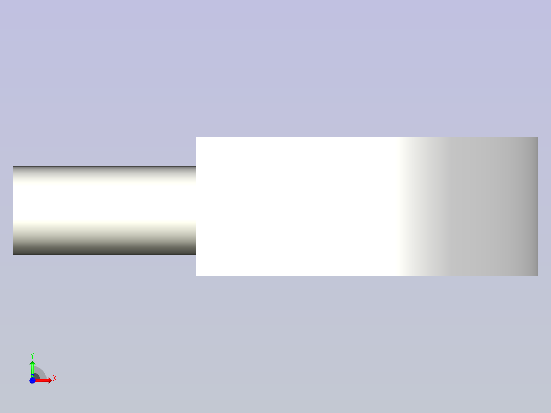 可支持建模的FreeCAD前视图