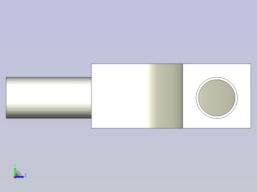 可支持建模的FreeCAD左视缩略图