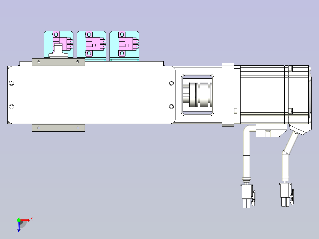 kk60-150A1-F0带MSMD022G1A电机俯视图