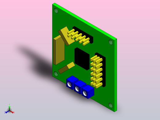 控制板正等轴测缩略图
