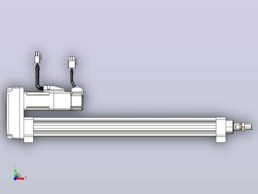 轻载电动缸TPA-ESR25-1002C-L300-MR-LB-W-P10-C3前视缩略图