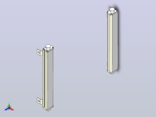 XTN1620（总高：390mm）安全光栅正等轴测缩略图