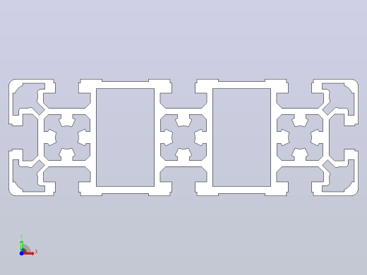 博世力士乐整个50x50铝型材系列前视缩略图
