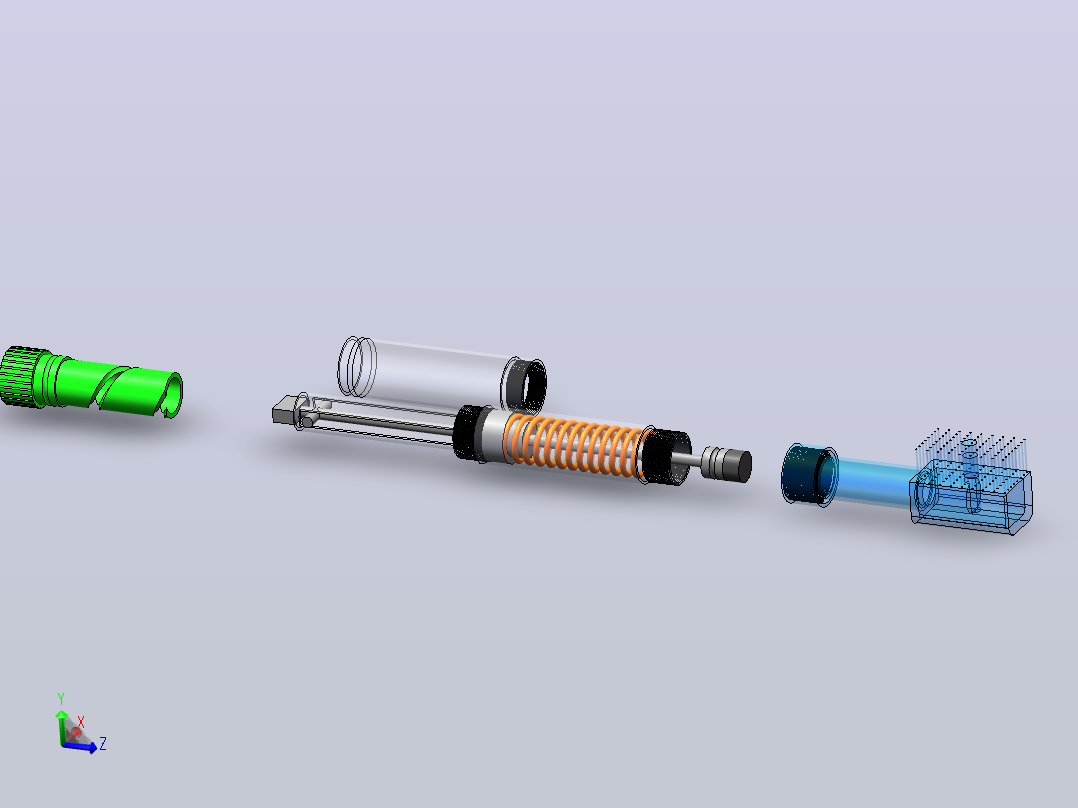 电动牙刷主视图