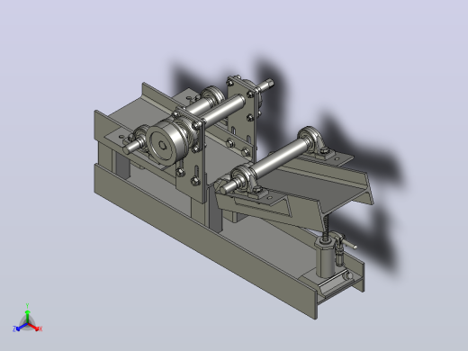 金属型材滚压成型机rolling-machine-模型格式为 stp