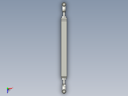 国标GB旋转式索具螺旋扣_UU型M12-325俯视缩略图