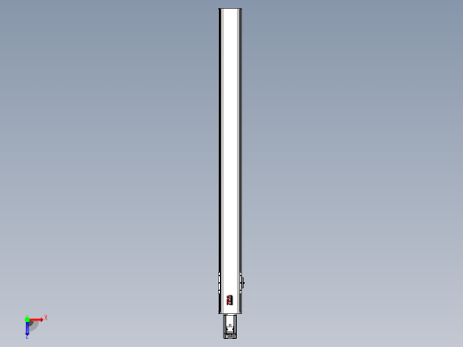 日规模组半封闭丝杆TPA-HNR-110D-1610C-L1200-M-Y-P40-N3俯视缩略图