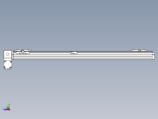 皮带直线轴双滑块型TPA-GCBS-80-P60-L375-LP-M20-N3右视缩略图