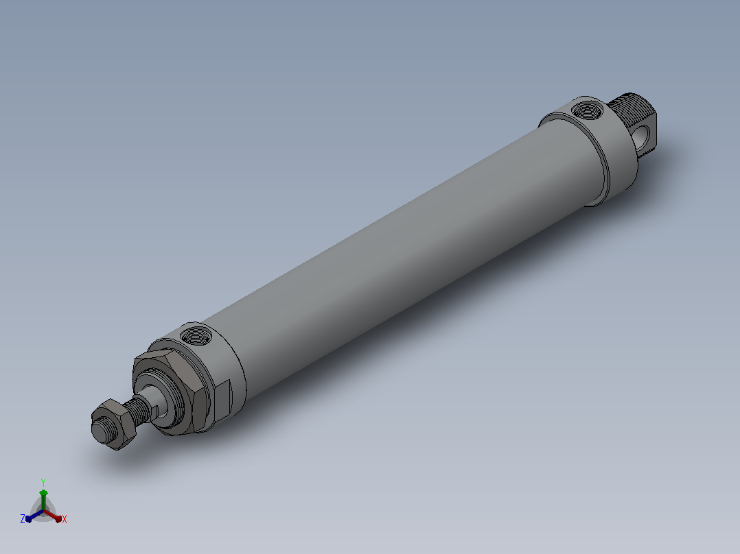 MSAL-CA系列迷你气缸[MSAL-32X100-S-CM]主视图