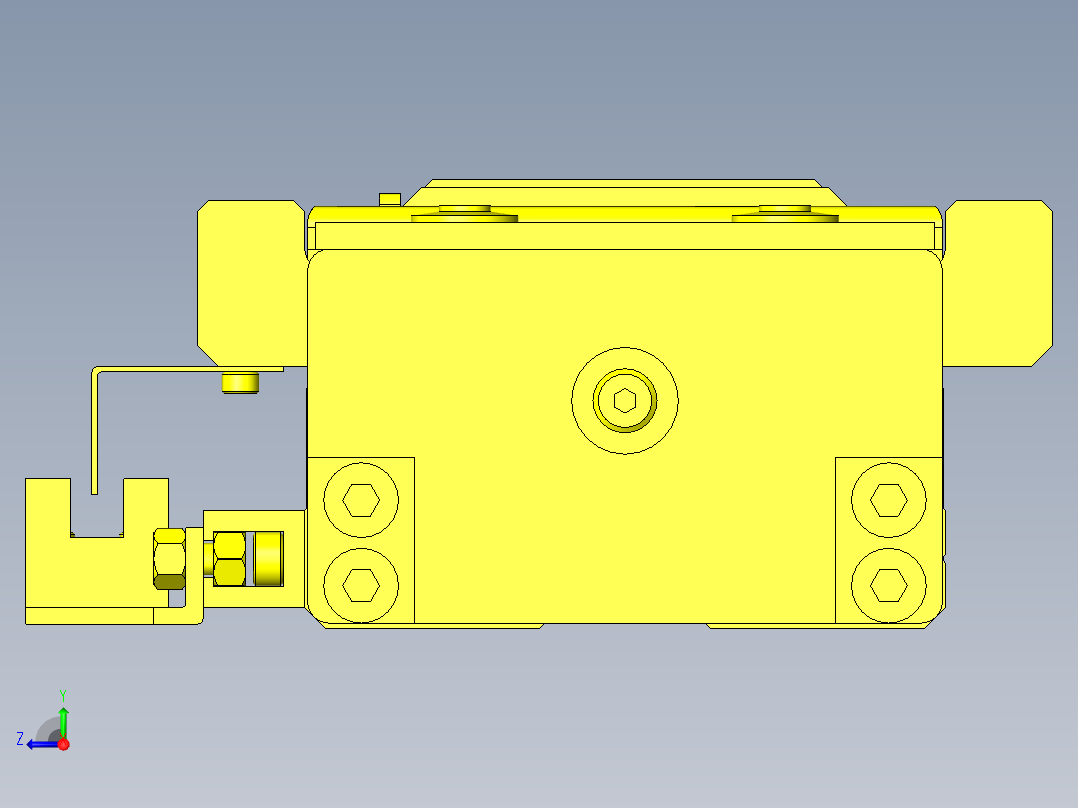 工件交接机构右视图
