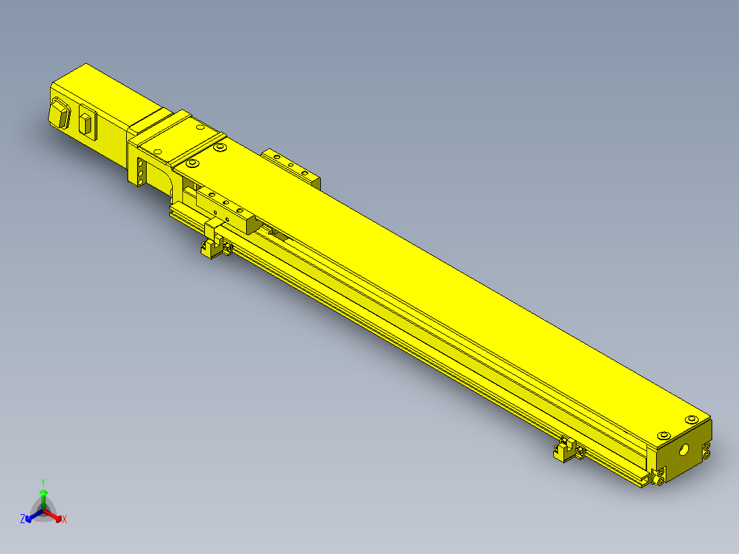 工件交接机构正等轴测图