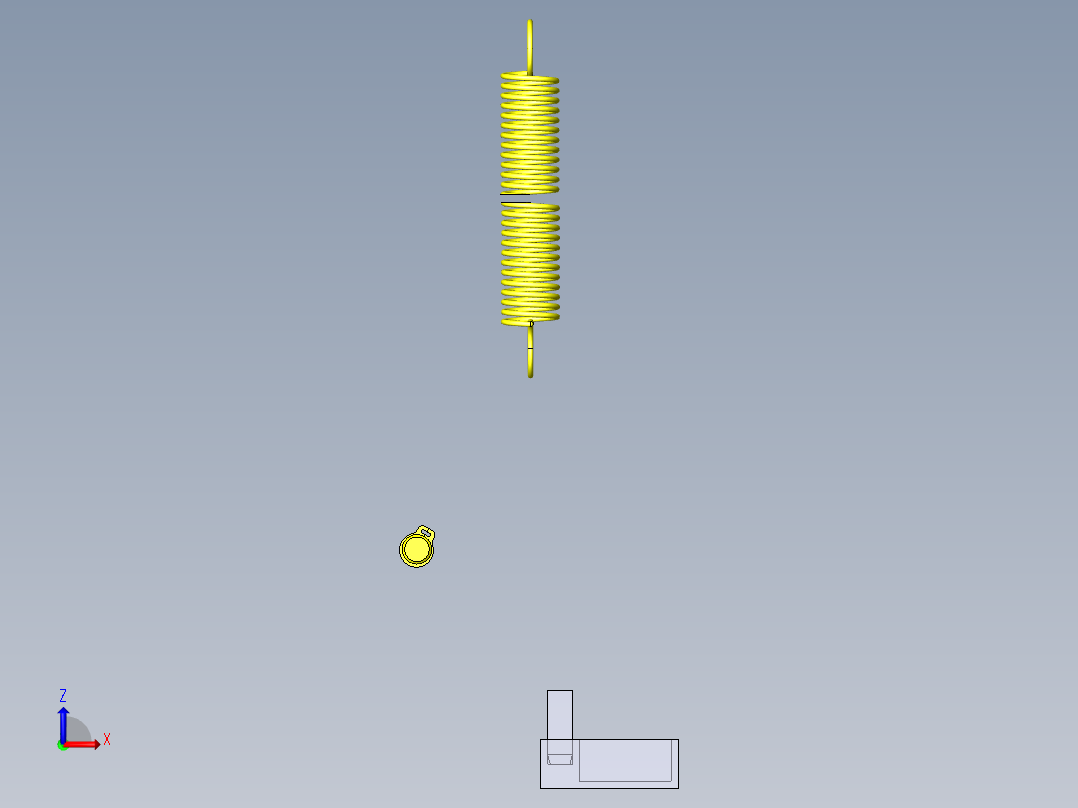 树脂外壳压入夹具前视图
