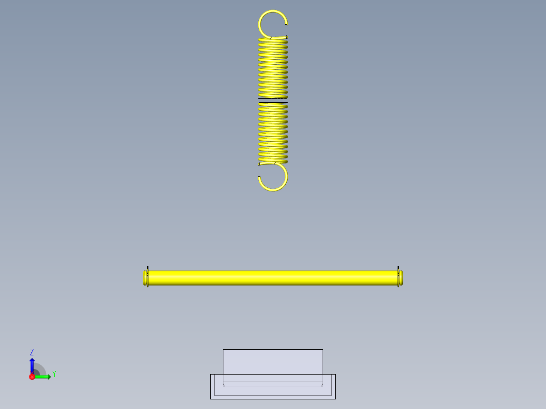 树脂外壳压入夹具右视图