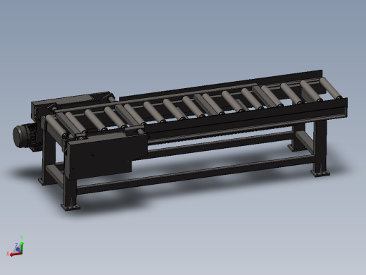 动力滚筒输送机 板材压制用推板机sw21