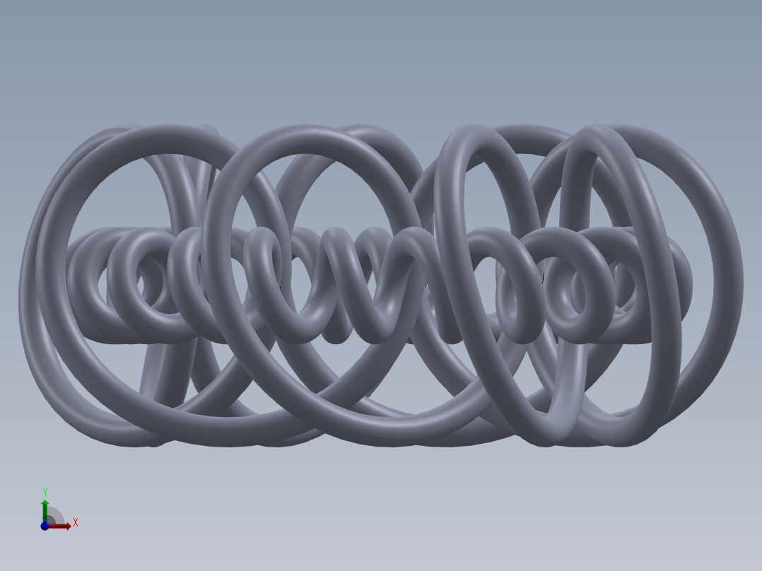solidworks 随机弹簧设计前视图