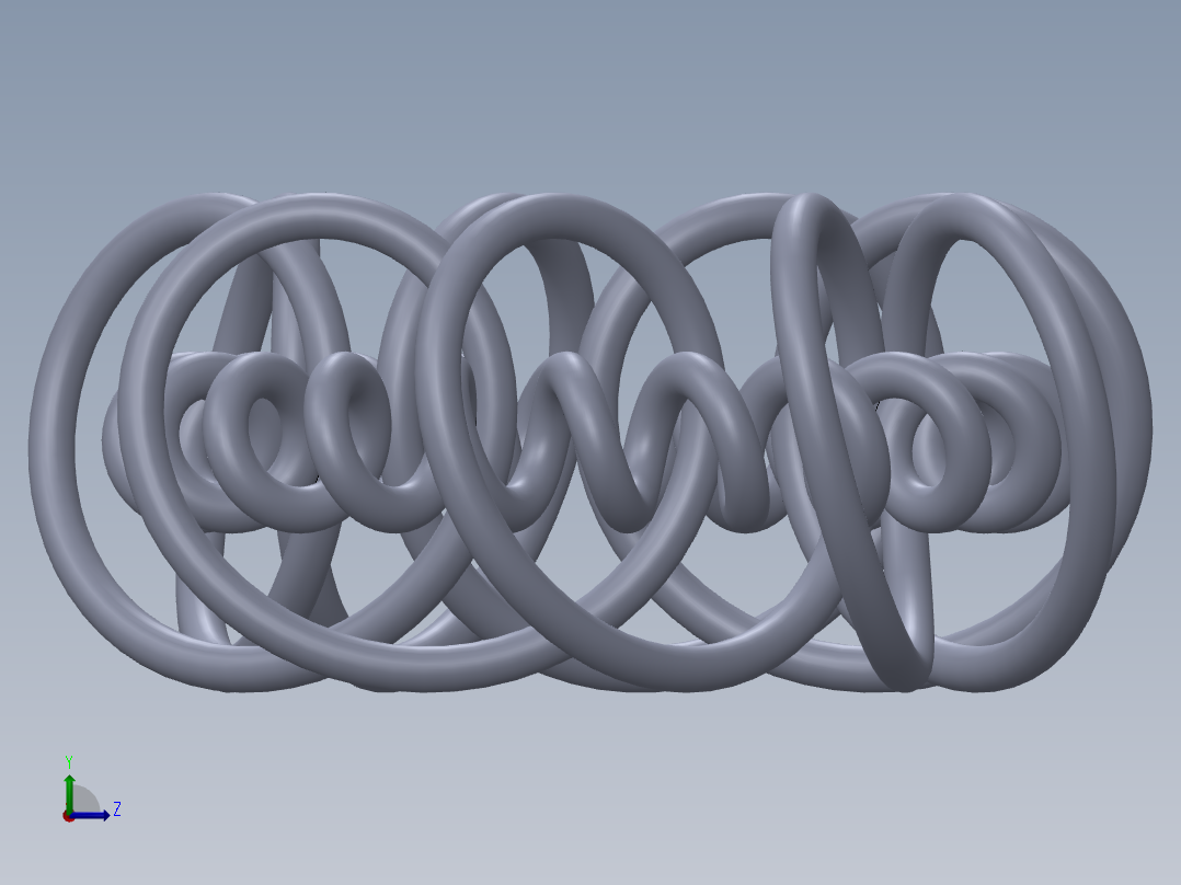 solidworks 随机弹簧设计左视图
