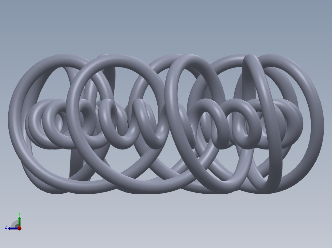 solidworks 随机弹簧设计右视图