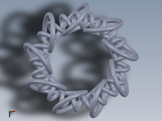 solidworks 随机弹簧设计俯视缩略图