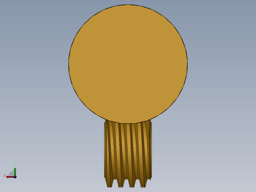 solidworks 蜗杆传动组件后视缩略图