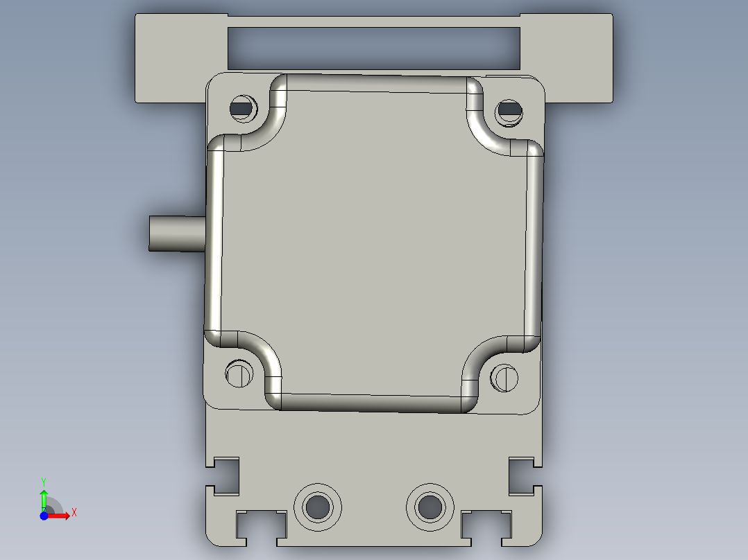 JD60G-B 滚珠丝杠模组前视图