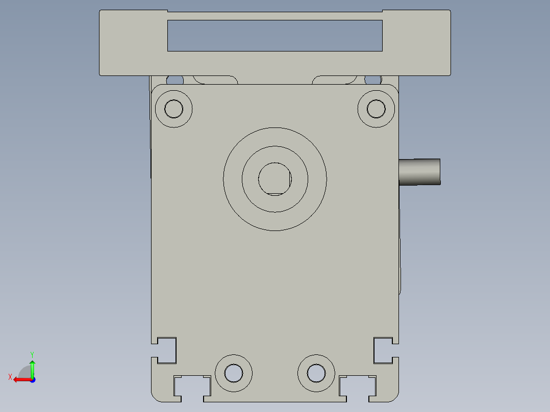 JD60G-B 滚珠丝杠模组后视图