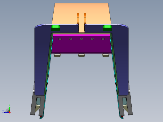 挖机铲斗右视缩略图