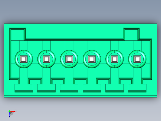 DEGSON 15EDG 系列 2.5mm 接线端子包-15EDGVC-2.5-06P-14-00AH俯视缩略图