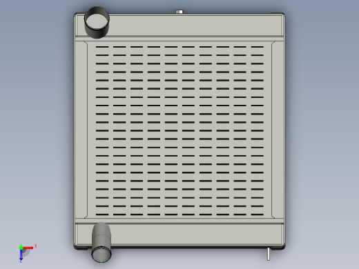 一辆运水卡车俯视缩略图