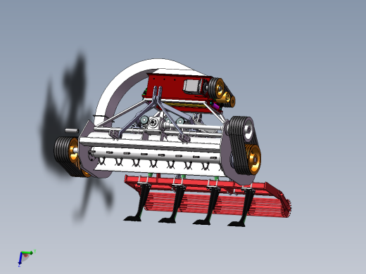 玉米结构螺旋密化压缩还田机280