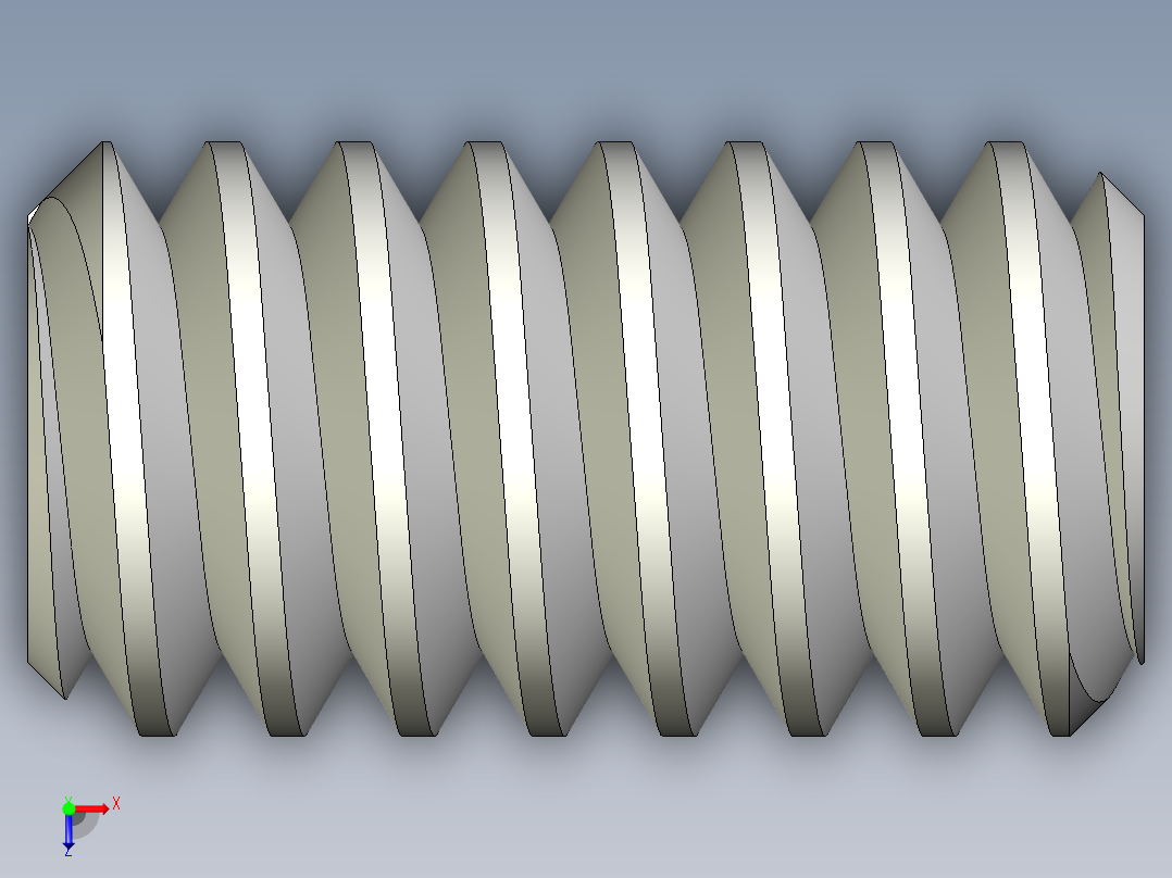 DIN 913-ISO 4026 固定螺钉-M1.6 L=3.STEP俯视图